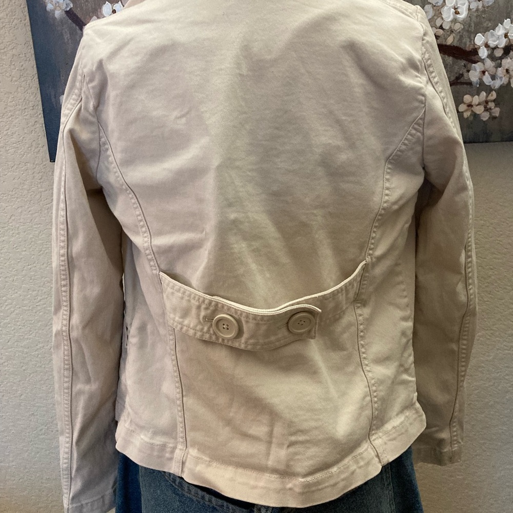 Off White Button Jacket - Picture 4 of 5